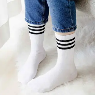 جوراب ساقدار سه خط زنانه