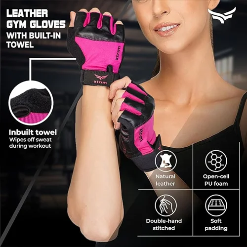 دستکش زنانه بدنسازی ورزشی
