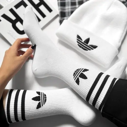جوراب adidas ساقدار 10 رنگ ( زنانه و مردانه)