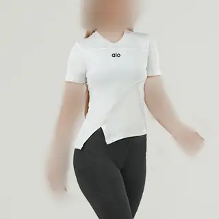 تیشرت alo یک طرف چاکدار 36 تا 46