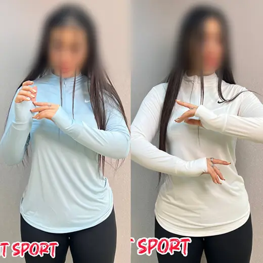 بلوز نیم زیپ ورزشی زنانه 32 تا 48