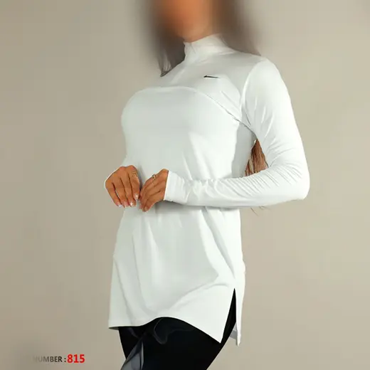تونیک ورزشی نیمزیپ زنانه 40 تا 46