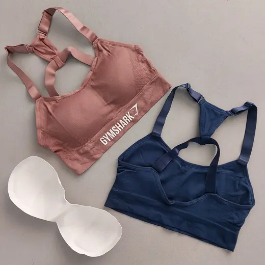 نیم تنه GYMSHARK بند پهن تنظیمی 36 38